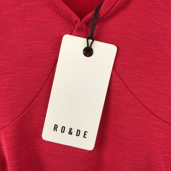 New Ro & De Camisole Tank Top Red Sleeveless Small Pettie - Picture 3 of 8